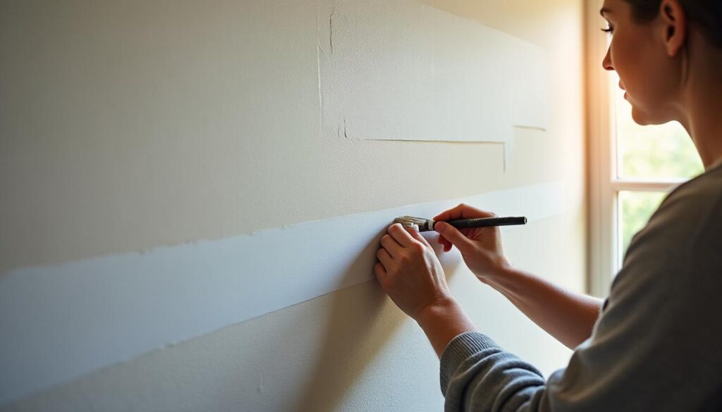 Astuces pour le marouflage mural près d’un angle de plafond