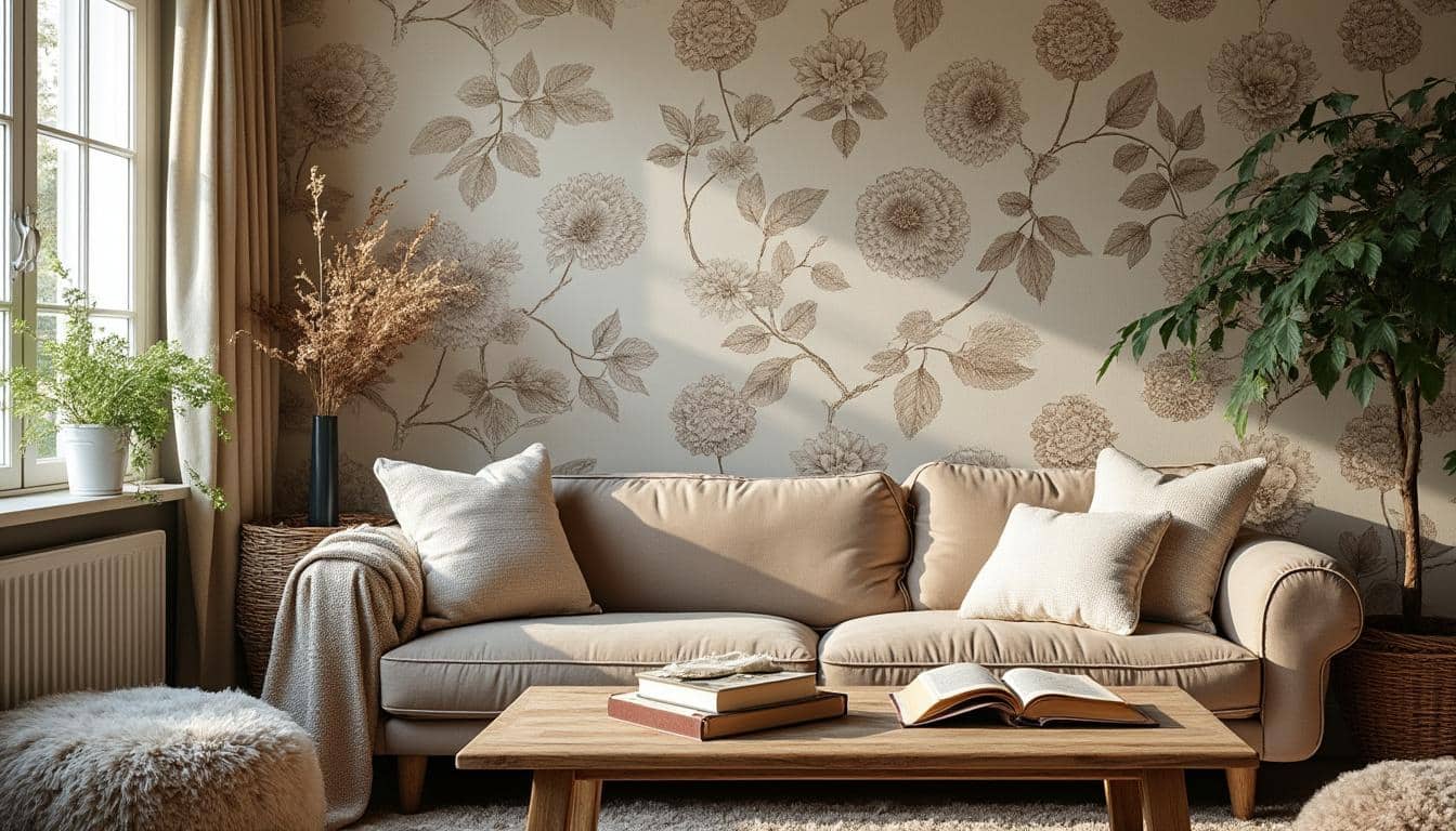 Comment intégrer un papier peint à motif vintage dans sa décoration