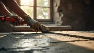 Rénover une dalle sur un ancien plancher support