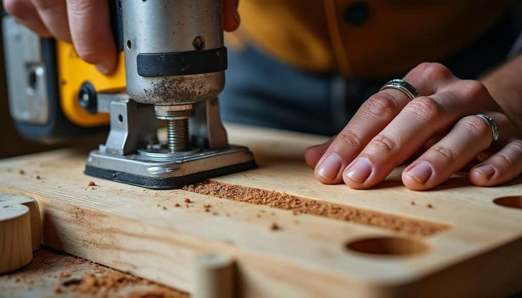Monter une étagère en bois avec un tournevis pour une fixation solide