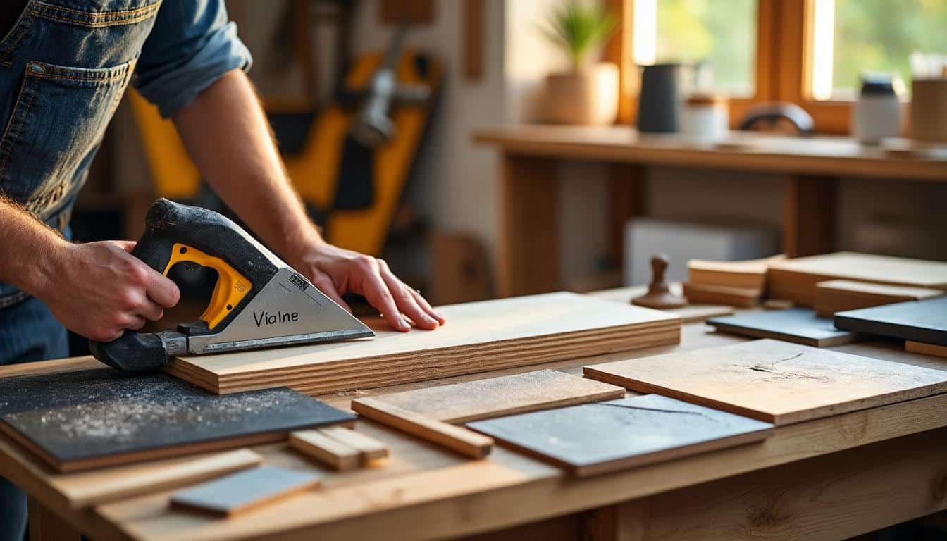 Illustration: Identifier les matériaux compatibles avec la perceuse et la scie cloche