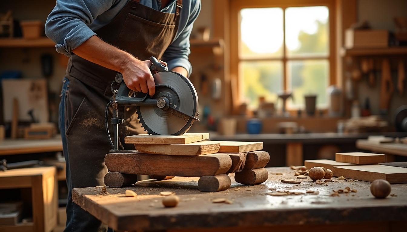 Illustration: Comprendre ce qu’est une scie circulaire avec chevalet et ses spécificités