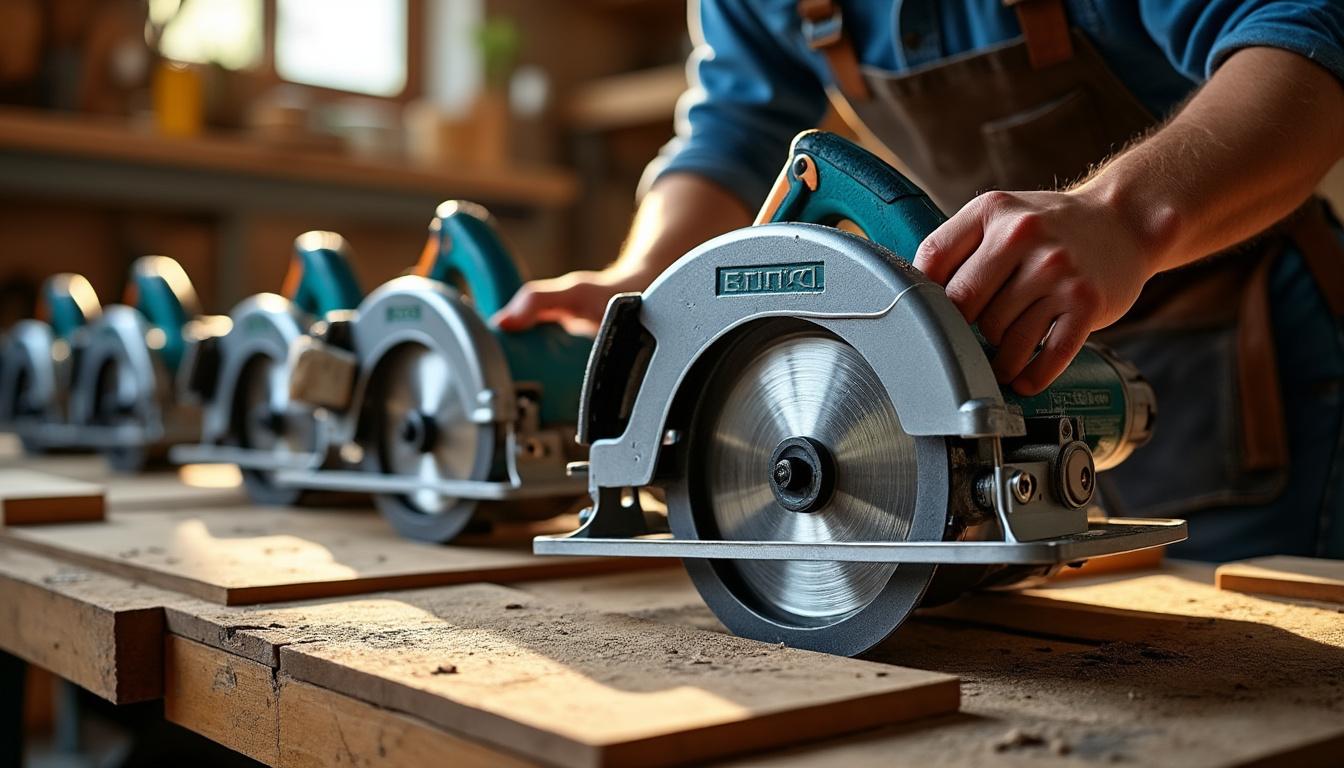 Illustration: Les mécanismes et caractéristiques techniques essentielles pour bien choisir sa scie circulaire à chevalet