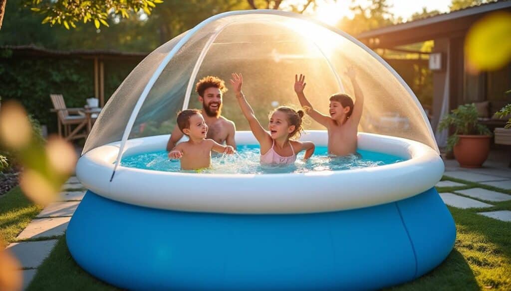 Dôme pour piscine hors sol Intex : Protection et confort optimaux