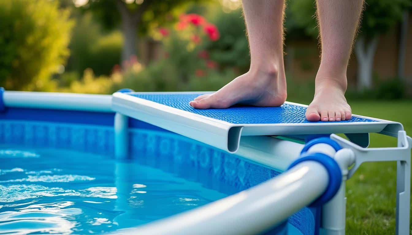 Illustration: Comprendre l’échelle adaptée à une piscine hors sol de 132 cm de hauteur