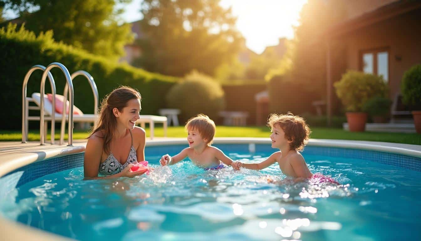 Piscine ovale hors sol : confort, installation et entretien facile