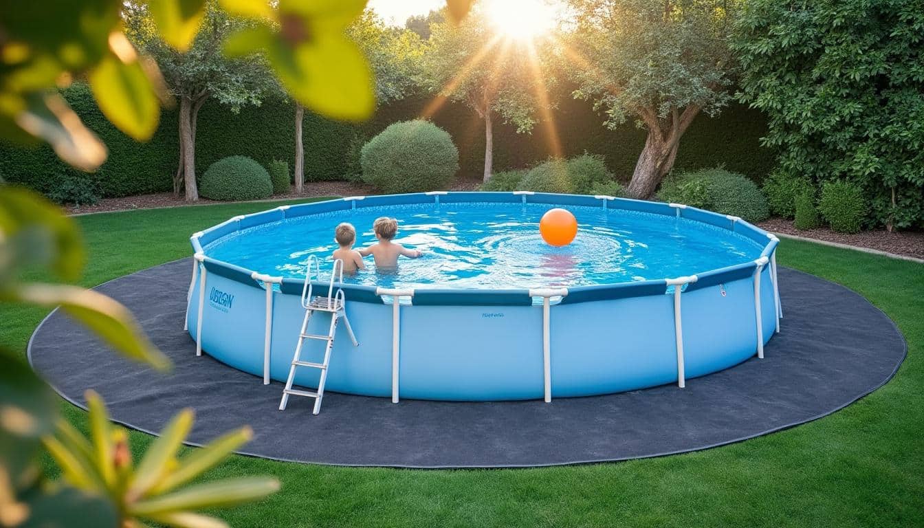 Illustration: Comprendre le rôle et les caractéristiques du tapis destiné à la piscine hors sol