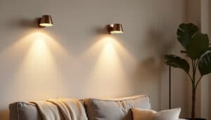 Applique murale à 2 spots orientables : éclairage flexible et design