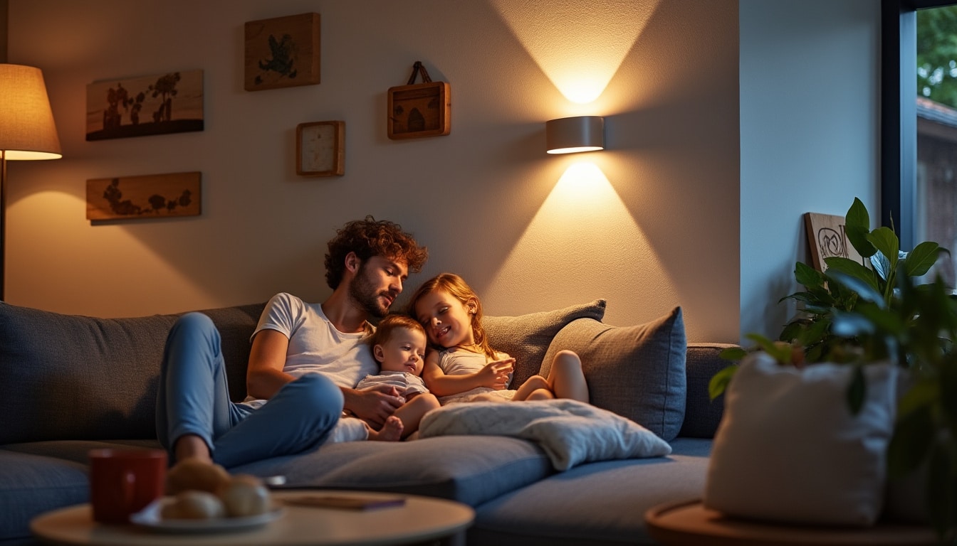 Illustration: Pourquoi opter pour une lampe murale fonctionnant sur piles ?