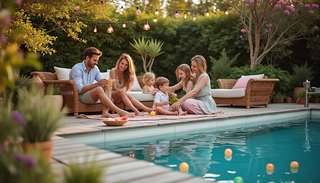 Décor de la piscine hors sol : astuces pour un jardin harmonieux