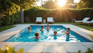 Petite piscine hors sol en dur : solidité et design pour petits espaces