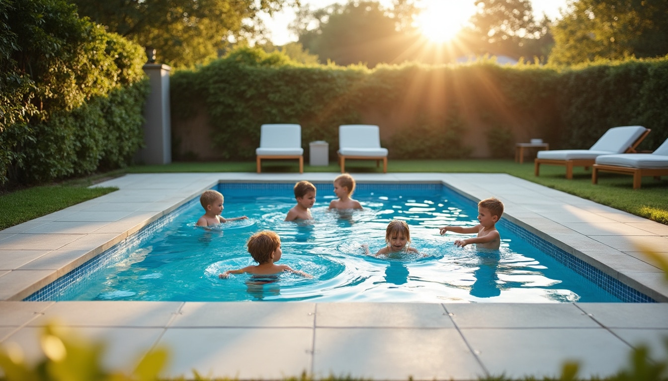 Petite piscine hors sol en dur : solidité et design pour petits espaces