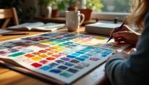 Peinture nuancier : guide complet pour choisir vos couleurs avec précision