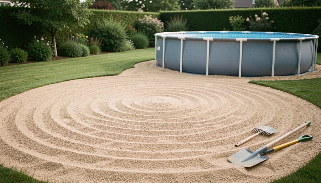 Quel sable mettre sous une piscine hors sol ?