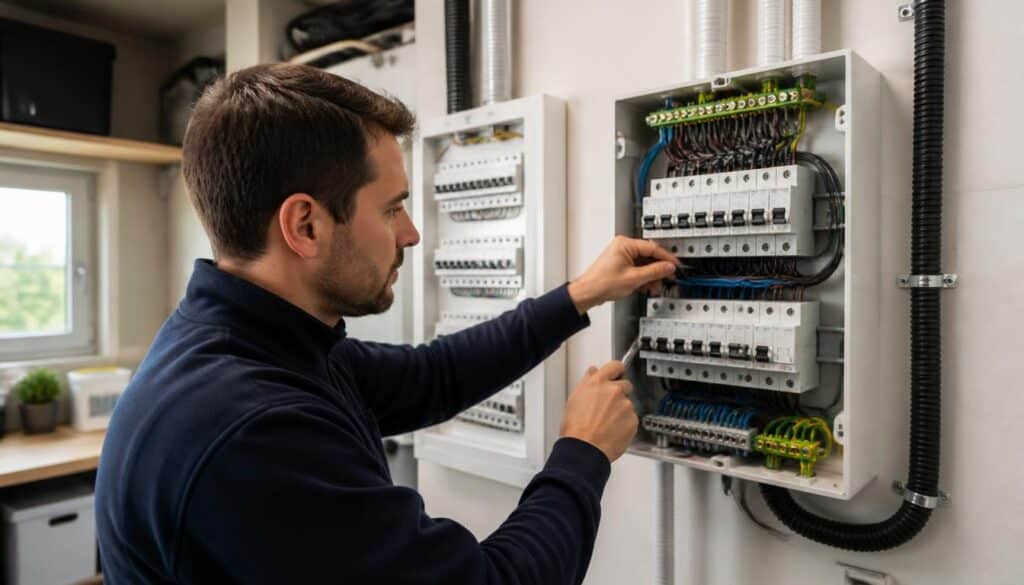 Alimenter un tableau électrique secondaire chez soi